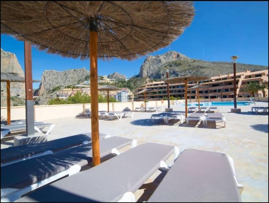 Pueblo Mascarat Con Vista Al Mar Lägenhet Altea la Vieja Exteriör bild